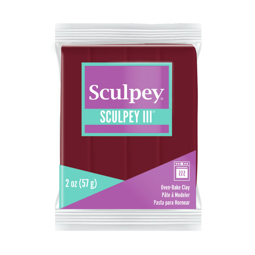 Sculpey III Oven-Bake Clay 2oz-Redwood - S302-1GPLT - 715891024119