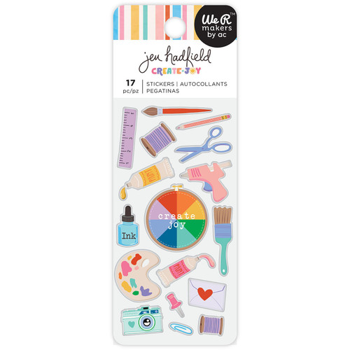 3 Pack - Jen Hadfield Create Joy Puffy Stickers 17/Pkg-Icons - 5A002RJN-1GWP1 - 765468003689