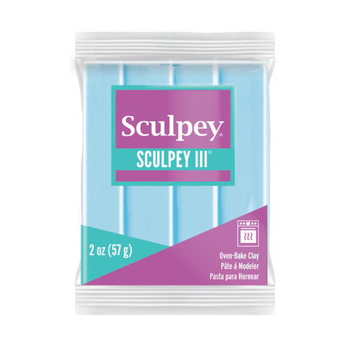 5 Pack - Sculpey III Oven-Bake Clay 2oz-Aqua - S302-1GPM4 - 715891055113
