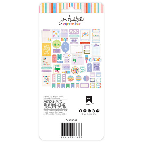 3 Pack - Jen Hadfield Create Joy Ephemera-Journaling - 5A002RJK-1GSBQ