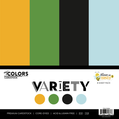 3 Pack - PhotoPlay Cardstock Variety Pack 8/Pkg-Sweet As Honey 2 - 5A002MPL-1GP56 - 709388348666