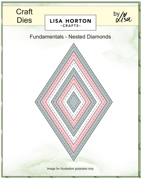 Lisa Horton Crafts Fundamentals Nested Dies-Diamonds - 5A002N76-1GPN9 - 632793483502