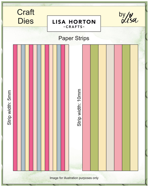 Lisa Horton Crafts Dies-Paper Strips - 5A002N6B-1GPNF - 632793483427