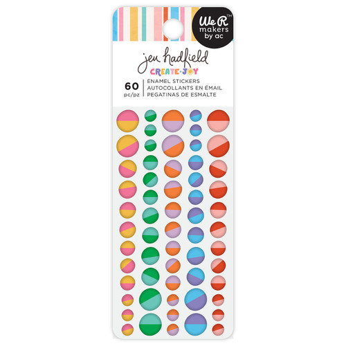 Jen Hadfield Create Joy Enamel Dots-60/Pkg - 5A002W75-33928 - 765468097657