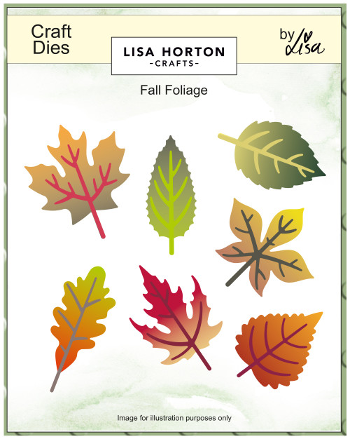 Lisa Horton Crafts Dies-Fall Foliage - 5A002N6P-1GPNH - 632793483496