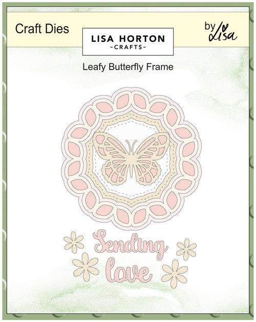 Lisa Horton Crafts Dies-Leafy Butterfly Frame - 5A002N7L-1GPP2 - 632793482888