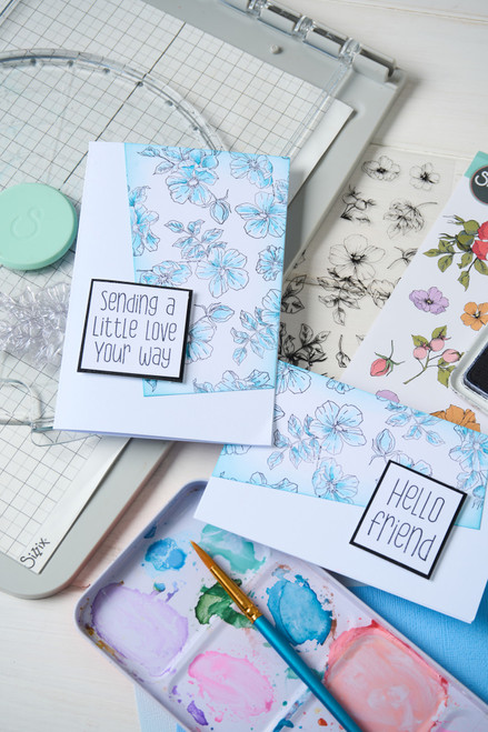 Sizzix Clear Stamps 13/Pkg-Wildflower Botanicals - 5A002LTR-1GNJ3 Sizzix Clear Stamps 13/Pkg-Wildflower Botanicals - 5A002LTR-1GNJ3