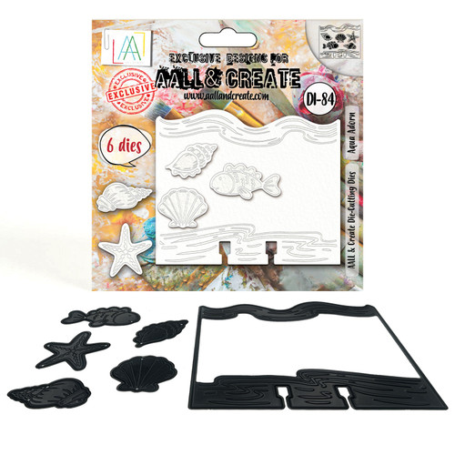 AALL And Create Die Set-Aqua Adorn - 5A002MJN-1GNZK - 5060979168687