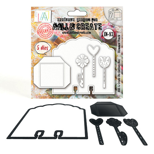 AALL And Create Die Set-Stemmed Pouch - 5A002MJM-1GNZJ - 5060979168670