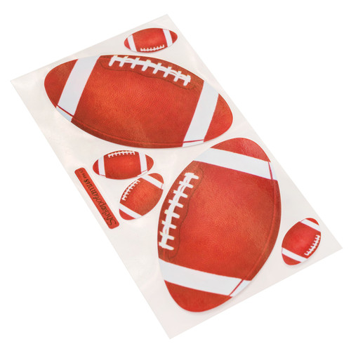 6 Pack - Sticko Stickers-Footballs - SPPH13