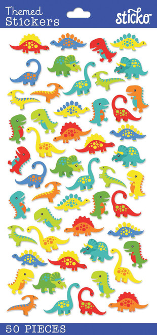 12 Pack - Sticko Stickers-Dinosaurs - 5238551 - 015586996500