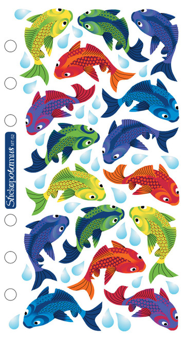 6 Pack - Sticko Stickers-Fantastic Fish - SPMT52 - 015586509427