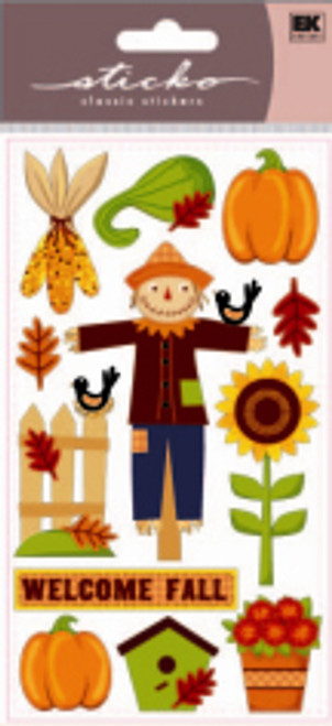 Sticko Stickers-Glitter Welcome Fall - E5200345 - 015586864588