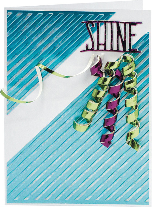3 Pack - Craft Perfect Mirror Cardstock 8.5"X11" 5/Pkg-High Gloss Midnight Plum - MIRRORG-9460E