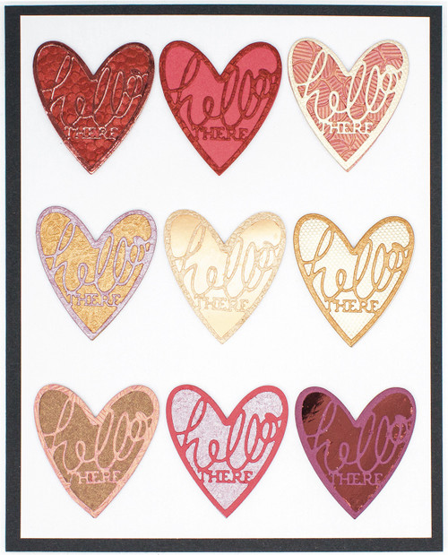 3 Pack - Craft Perfect Mirror Cardstock 8.5"X11" 5/Pkg-High Gloss Midnight Plum - MIRRORG-9460E