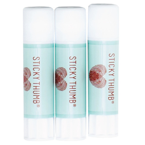 3 Pack - Sticky Thumb Glue Stick 3/Pkg-Permanent - 60000318 - 633356635024