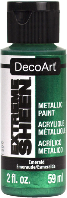 6 Pack - DecoArt Extreme Sheen Paint 2oz-Emerald - DPM-22 - 766218113306