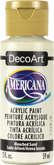6 Pack - DecoArt Americana Acrylic Paint 2oz-Bleached Sand - Opaque - DA-257 - 766218029041 6 Pack - DecoArt Americana Acrylic Paint 2oz-Bleached Sand - Opaque - DA-257 - 766218029041