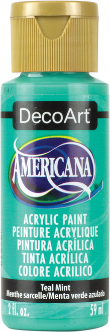 6 Pack - DecoArt Americana Acrylic Paint 2oz-Teal Mint - DA-332 - 766218090799