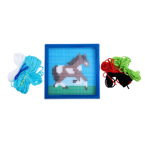 3 Pack - Colorbok Sew Cute! Needlepoint Kit-Horse - 2342A