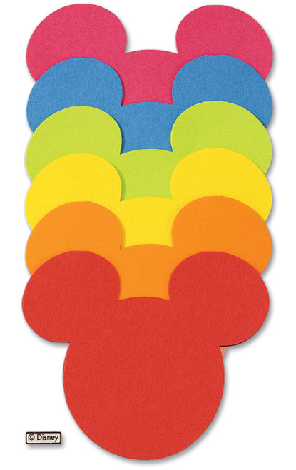 6 Pack - EK Disney Journaling Cards-Mickey Icon - Head W/Ears - DJCM001 - 015586634198