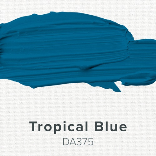 6 Pack - DecoArt Americana Acrylic Paint 2oz-Tropical Blue - DA-375