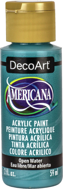 6 Pack - DecoArt Americana Acrylic Paint 2oz-Open Water - DA-374 - 766218116789