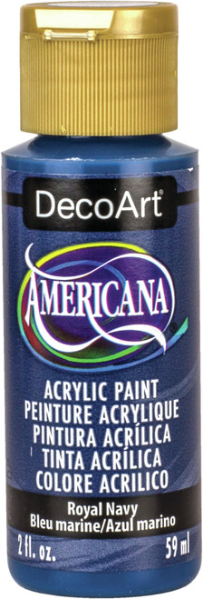 6 Pack - DecoArt Americana Acrylic Paint 2oz-Royal Navy - DA-377 - 766218116819 6 Pack - DecoArt Americana Acrylic Paint 2oz-Royal Navy - DA-377 - 766218116819