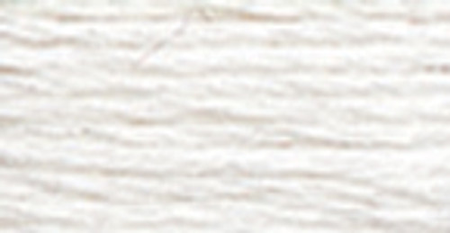 12 Pack - DMC Pearl Cotton Skein Size 5 27.3yd-Snow White - 115 5-B5200 - 077540281435