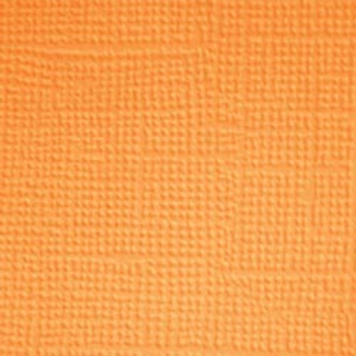 25 Pack - Doodlebug Textured Cardstock 12"X12"-Tangerine - DTC-3379 - 842715033795