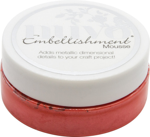 3 Pack - Nuvo Embellishment Mousse-Fusion Red - NEM-836 - 5060407158365