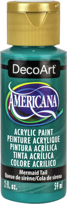 6 Pack - DecoArt Americana Acrylic Paint 2oz-Mermaid Tail - DA-373 - 766218116772