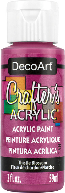6 Pack - DecoArt Crafter's Acrylic All-Purpose Paint 2oz-Thistle Blossom - DCA-67 - 766218005700