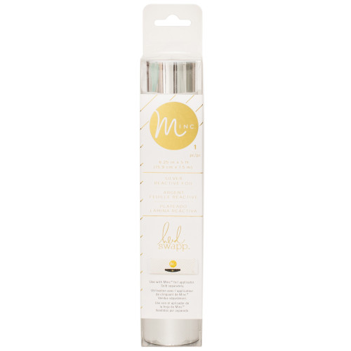 3 Pack - Heidi Swapp Minc Reactive Foil 6"X5' Roll-Silver - HSFOIL6-12103 - 718813121033