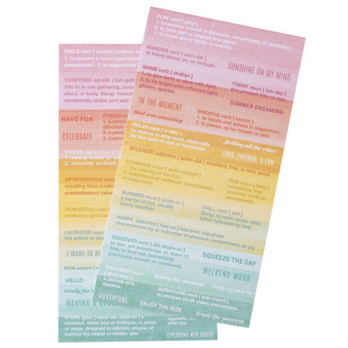3 Pack - Heidi Swapp Sun Chaser Definition Stickers-56/Pkg - HS315773
