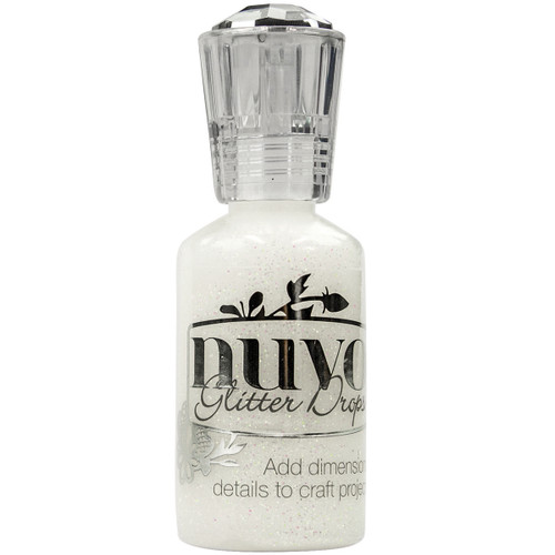 4 Pack - Nuvo Glitter Drops 1.1oz-White Blizzard - NGD-758 - 5060407157580