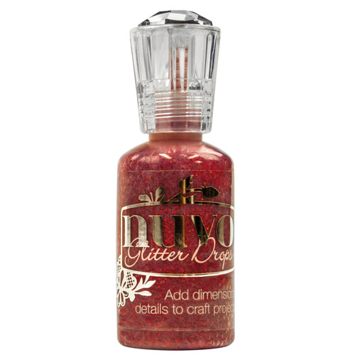 4 Pack - Nuvo Glitter Drops 1.1oz-Ruby Slipper - NGD-752 - 5060407157528