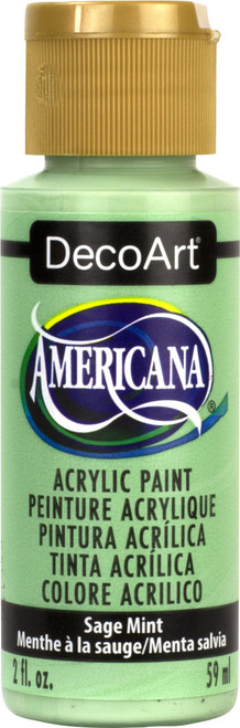 6 Pack - DecoArt Americana Acrylic Paint 2oz-Sage Mint - DA-400 - 766218139146