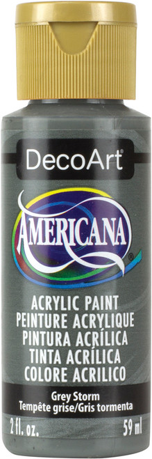 6 Pack - DecoArt Americana Acrylic Paint 2oz-Grey Storm - DA-328 - 766218083777 6 Pack - DecoArt Americana Acrylic Paint 2oz-Grey Storm - DA-328 - 766218083777