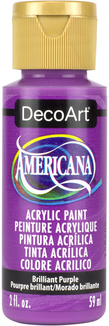 6 Pack - DecoArt Americana Acrylic Paint 2oz-Brilliant Purple - DA-353 - 766218101785