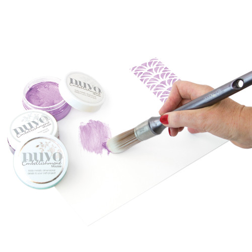2 Pack - Nuvo Embellishment Mousse-Lilac Lavendar - NEM-801