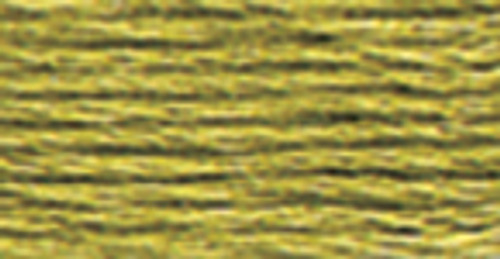 12 Pack - DMC Pearl Cotton Skein Size 5 27.3yd-Medium Khaki Green - 115 5-3012 - 077540195824