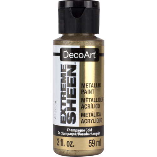 6 Pack - DecoArt Extreme Sheen Paint 2oz-Champagne Gold - DPM-02 - 766218096876