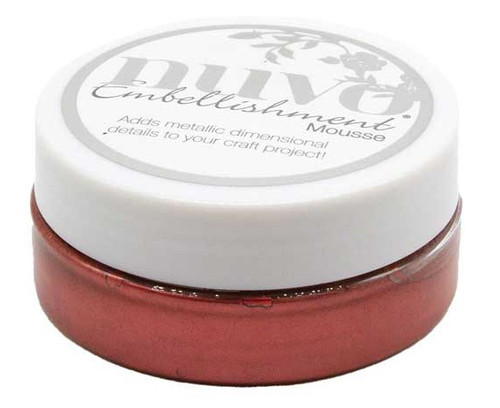 3 Pack - Nuvo Embellishment Mousse-Antique Red - NEM-1408 - 841686114083