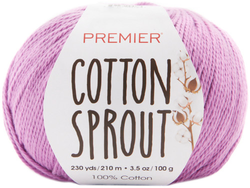 3 Pack - Premier Yarns Cotton Sprout Yarn-Orchid - 1149-24 - 847652095967 3 Pack - Premier Yarns Cotton Sprout Yarn-Orchid - 1149-24 - 847652095967