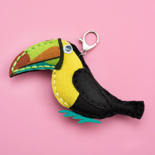 3 Pack - Colorbok Sew Cute! Felt Keychain-Toucan - 34004933 3 Pack - Colorbok Sew Cute! Felt Keychain-Toucan - 34004933