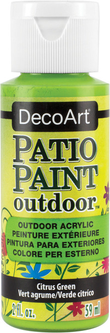 6 Pack - DecoArt Patio Paint 2oz-Citrus Green - DCP-25 - 766218000163