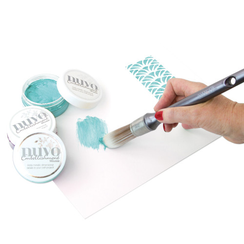 2 Pack - Nuvo Embellishment Mousse-Aquamarine - NEM-807