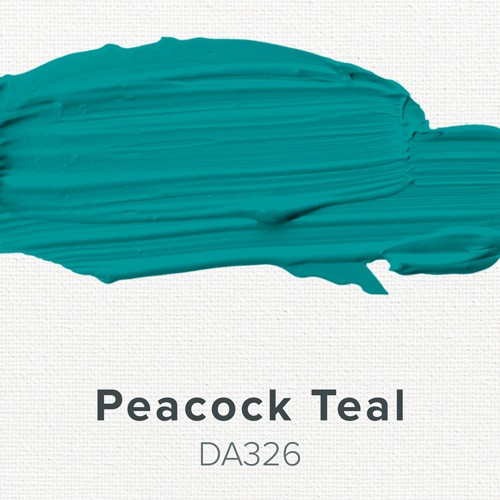 6 Pack - DecoArt Americana Acrylic Paint 2oz-Peacock Teal - DA-326