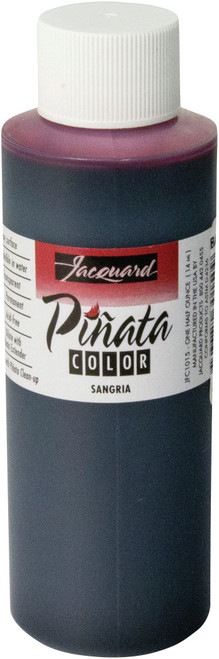 6 Pack - Jacquard Pinata Color Alcohol Ink 4oz-Sangria Red - JFC4OZ-3015 - 743772301509